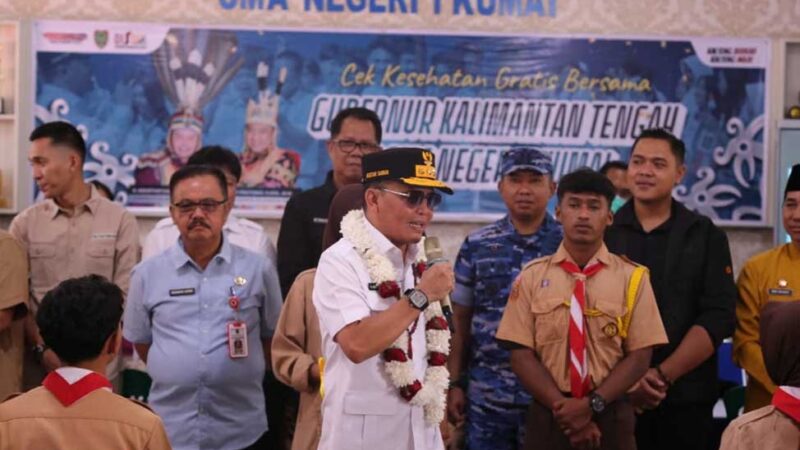 Gubernur Agustiar Sabran Tinjau Digitalisasi Pembelajaran di SMAN 1 Kumai
