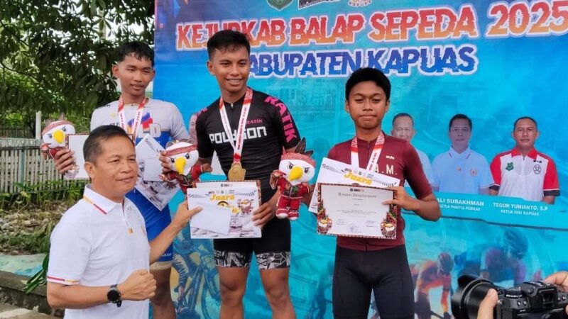 36 Atlit Ikuti Kejurkab Balap Sepeda Kabupaten Kapuas 2025