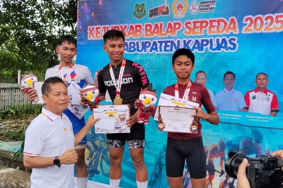 36 Atlit Ikuti Kejurkab Balap Sepeda Kabupaten Kapuas 2025
