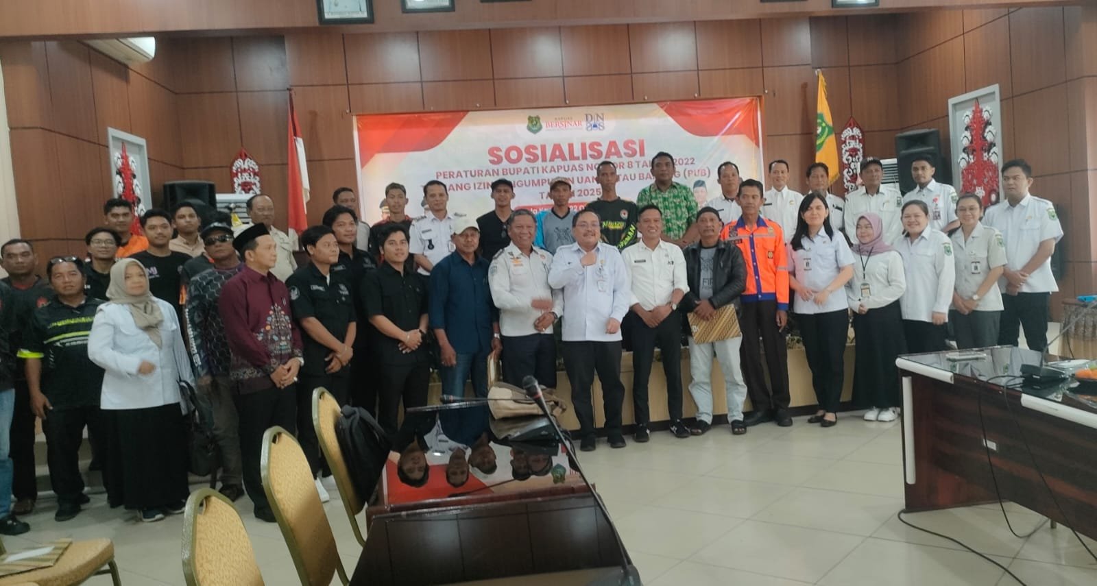 Dinsos Kapuas Gelar Sosialisasi Perbub No 8 Tahun 2022