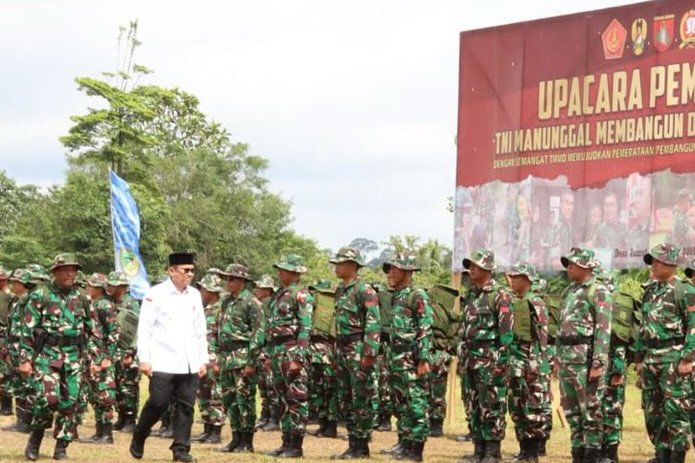 Kodim 1013/Muara Teweh Gelar Kegiatan TMMD Reguler ke-126 Tahun 2025