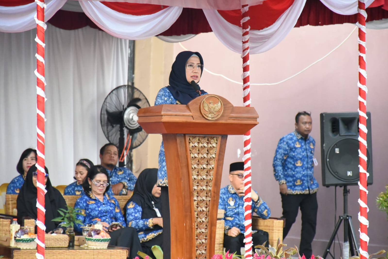 Asisten Administrasi Umum Tutup Latsar CPNS Provinsi Kalteng Tahun 2025
