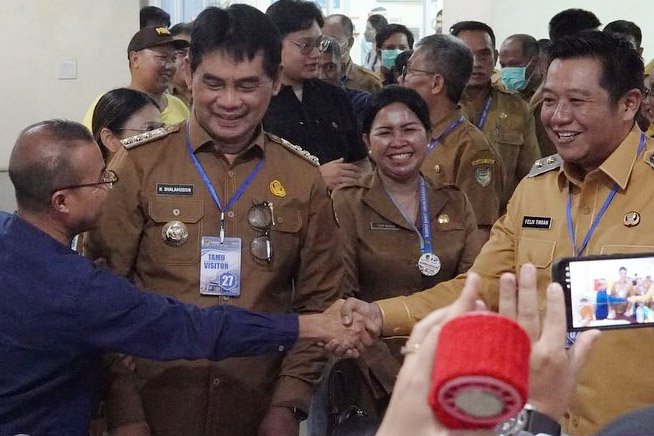 Bupati dan Wabup Tinjau RSUD di Hari Pertama Memimpin Barut