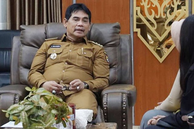 Bupati Barut Terima Audiensi Tempo Jakarta Bahas Program 100 Hari Kerja