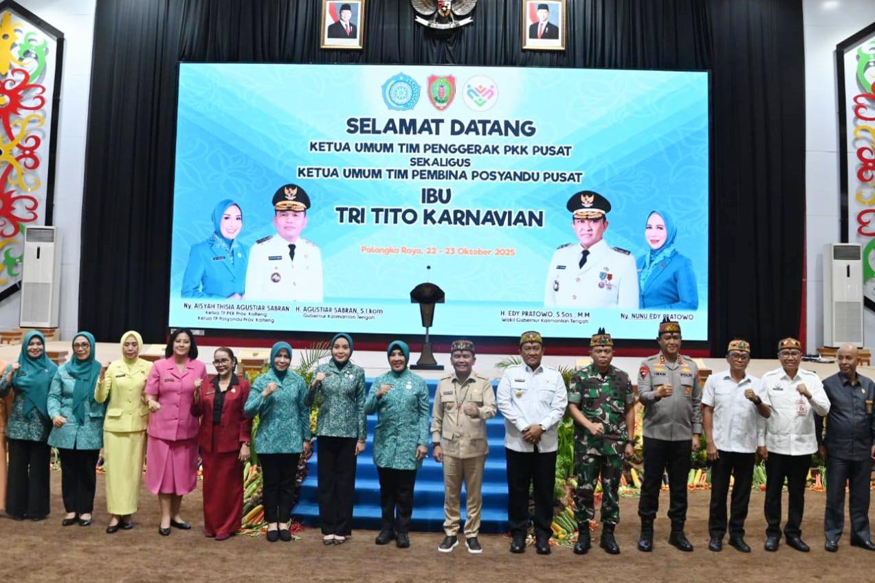 Kunker ke Kalteng, Ketum TP PKK Pusat Dorong Sinergi PKK dengan Pemda
