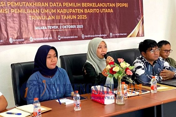 Pastikan Data Pemilih Akurat dan Terkini, KPU Barut Rapat Pleno Terbuka PDPB Triwulan III 2025