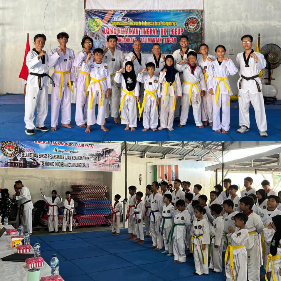 Ujian Kenaikan Tingkat Atlet Taekwondo Diikuti 61 Taekwondoin