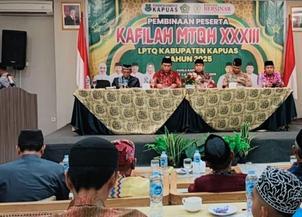 LPTQH Kapuas Gelar Pembinaan Kafilah yang Akan Ikuti MTQH ke-XXXIII Tingkat Prov Kalteng