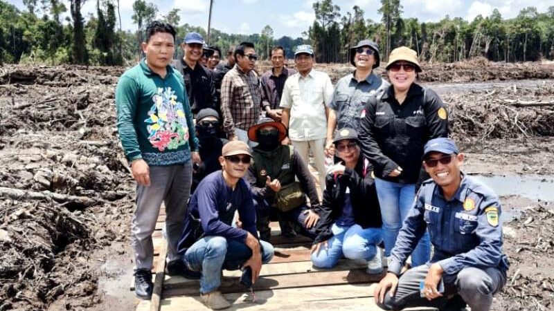 Dewan Dukung Program Cetak Sawah di Kecamatan Gunung Timang oleh Pemkab Barut