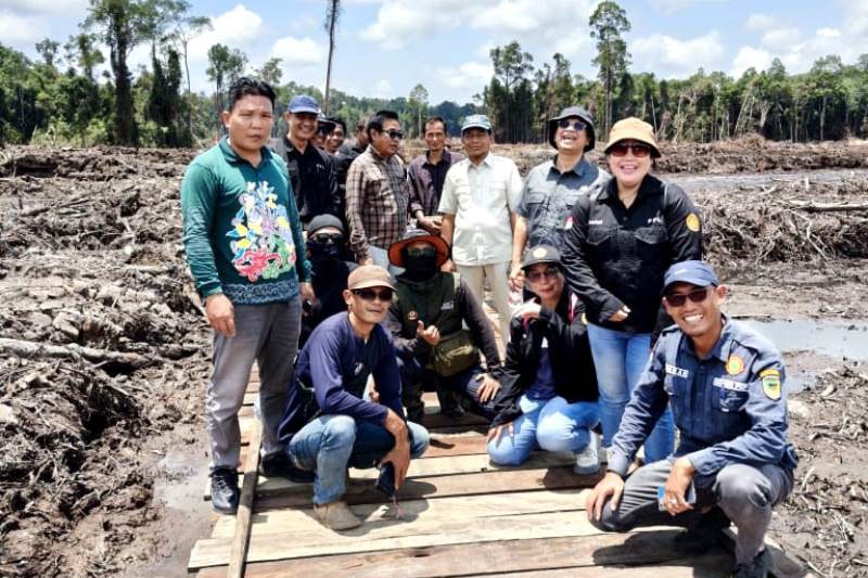 Dewan Dukung Program Cetak Sawah di Kecamatan Gunung Timang oleh Pemkab Barut