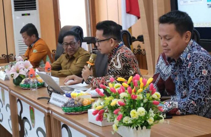 Pemkab dan DPRD Mura Rakor Pemantauan dan Evaluasi Perbaikan Tata Kelola Pemerintahan Bersama KPK