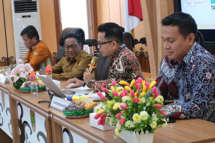 Pemkab dan DPRD Mura Rakor Pemantauan dan Evaluasi Perbaikan Tata Kelola Pemerintahan Bersama KPK