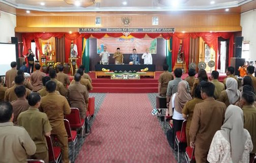Wakil Bupati Rahmanto Muhidin Buka Sosialisasi Penyusunan Kajian Risiko Bencana