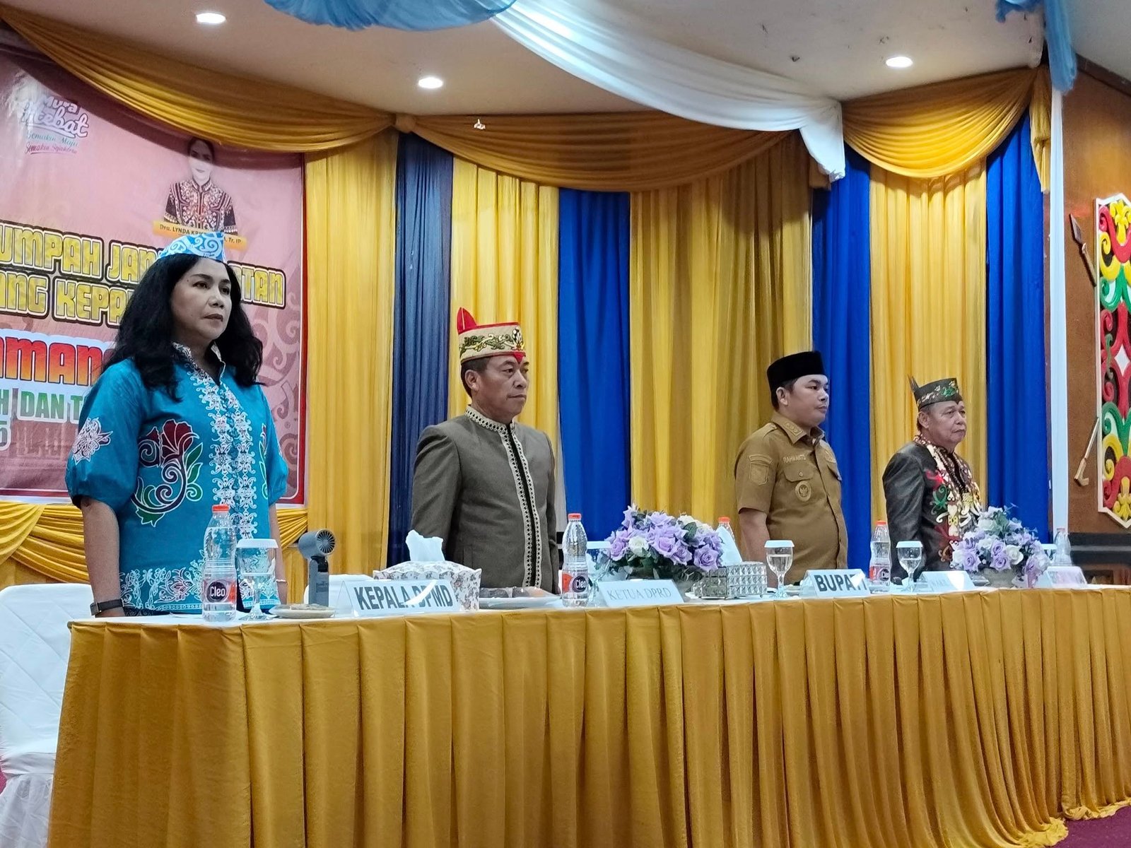 Bupati Mura Lantik Tiga Damang Kepala Adat