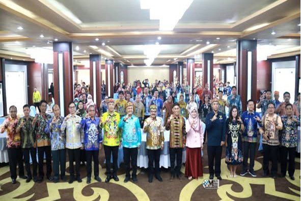Kadiskominfo SP Mura Hadiri Rakor Pejabat Pengelola Informasi dan Dokumentasi se-Kalteng