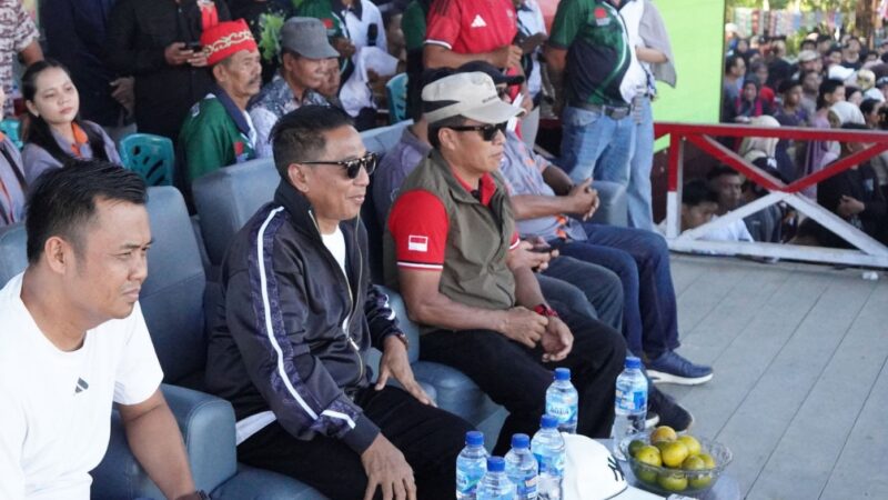 Hadiri Pertandingan Final Bola Voli Muara Tuhup CUP-02, Bupati Apresiasi Semangat dan Kebersamaan Masyarakat Laung Tuhup