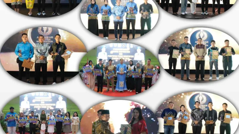 Bupati Mura Heriyus Hadiri Malam Anugerah Pemuda Berprestasi dan Penutupan Pekan Kreativitas Pemuda