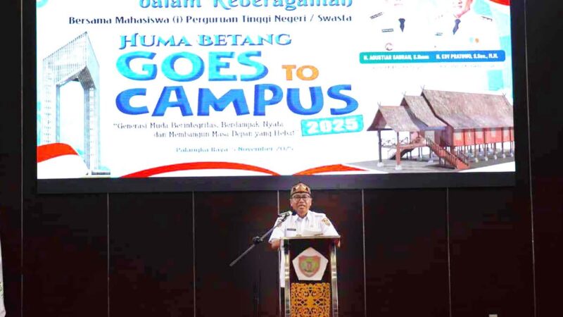 Plt. Sekda Leonard S. Ampung Buka Dialog Kebersamaan Dalam Keberagaman “Huma Betang Goes to Campus”