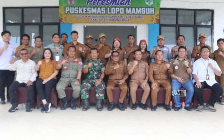 Bupati Mura Resmikan Puskesmas Lopo Mambuh di Desa Mantiat Pari