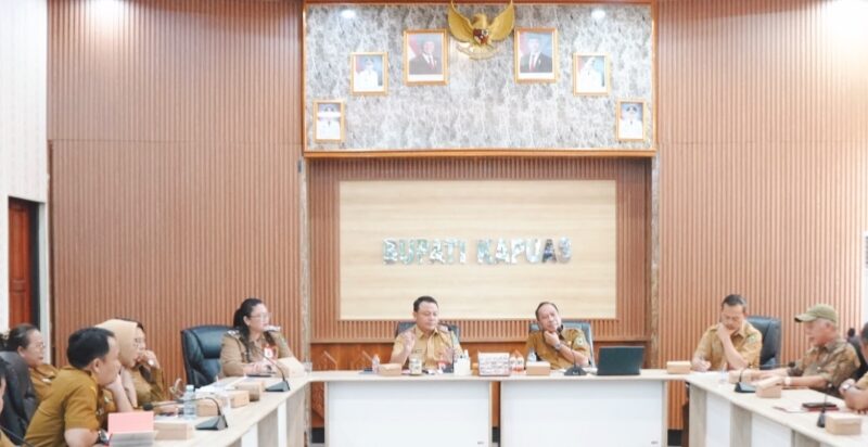 Sekda Kapuas Pimpin Rakor Pengembangan Jalan dan Pembahasan Aset Daerah